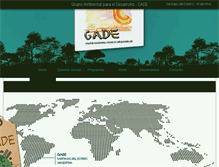 Tablet Screenshot of gade.org.ar